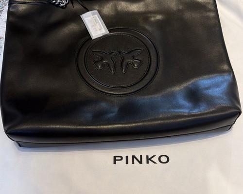 Pinko leder shopper tasche - shopper,