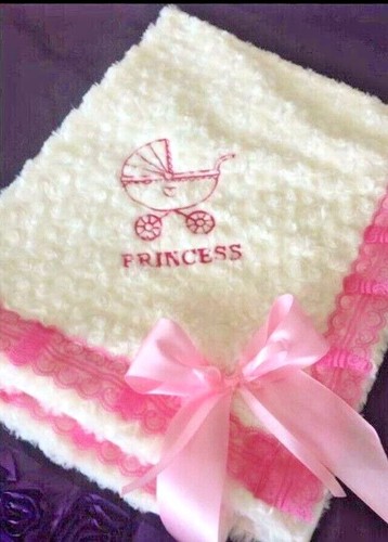 Fell babydecke besticktes - babydecke,,