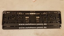 2 Auto KFZ Kennzeichenunterlage Kennzeichenhalter Nummernschild Yaans