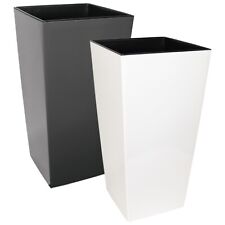 Kunststoff Pflanzkübel Pflanztopf Blumentopf Finezia mit Pflanzeinsatz  4 Größen