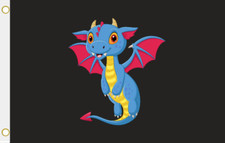 Fahne Flagge lustiger Drache