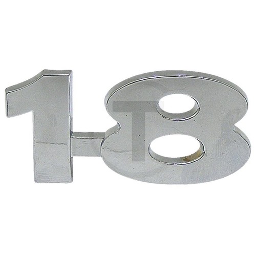 Granit emblem chrom porsche - granit,