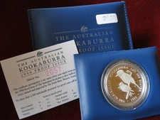 Australien, 1 $ Kookaburra 1998  Proof PP in Etui  1 Oz.  999/1000 Silber