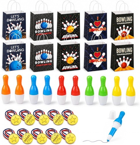 Bowling mitgebsel set - bowling,