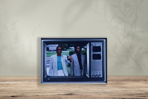 Miami vice retro magnet - miami,