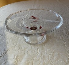 Glasschale mit Fuß Der Marke