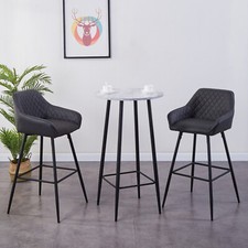 2er Set Samt Barhocker