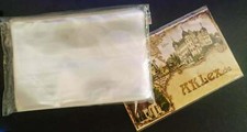 100 Postkartenhüllen Ansichtskartenhüllen für alte kleine AKs extra dünn 100x150