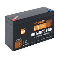 LIFEPO4 10A 6V 12Ah BMS St. PR12-6 VRLA AGM Batterie Akku Motorrad Scooter