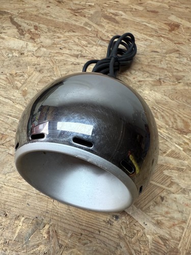 Vintage chrom kugellampe - vintage,