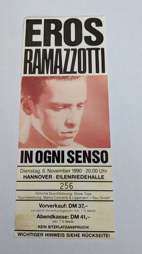 Eros ramazzotti ticket - eros,