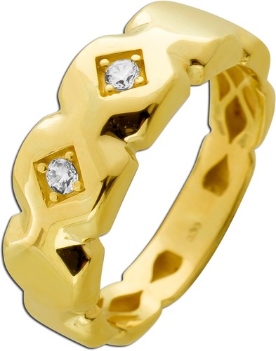 Ring gold 333 karat weiße - 333, 8