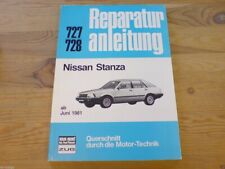 Reparaturanleitung Nissan Stanza ab 1981 inclusive Schaltpläne @@ WIE NEU @@