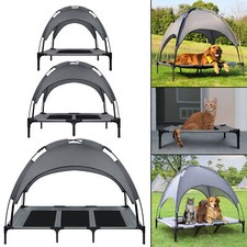 M-XL Hundebett mit Baldachin