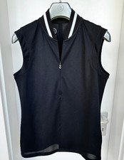 ✭ BOGNER SPORT ✭✭✭ edles Damen Golf Polo-Shirt EVA  ✭ Gr. 38 ✭ schwarz/weiss