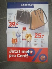 Werbung KARSTADT 12/2002 "Jetzt mehr pro Cent!" Taschen Koffer, Kosmetik Düfte..