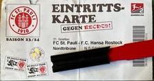 Ticket / Eintrittskarte FC St. Pauli -  FC Hansa Rostock - 26.04.2024
