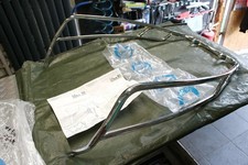 Fabbri Sturzbügel Chrome 0445 NOS für Piaggio Sfera NSL 50 80 Rear Crashbar Set