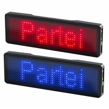 LED Namensschild Abzeichen