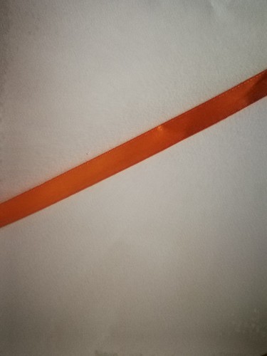 Satinband orange in - m, (in