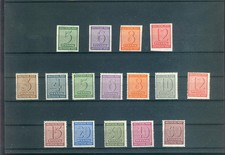 SBZ - West-Sachsen - Freimarken Ziffern postfrisch - beide Wasserzeichen