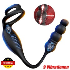 Anal Prostata Massagegerät Vibrator Dildo Stoßfunktion Sexspielzeug für Männer💕