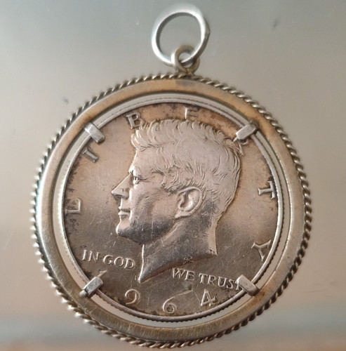 Kennedy half dollar - half,