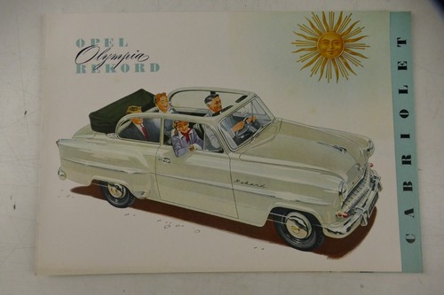Opel olympia rekord - rekord, cabriolet