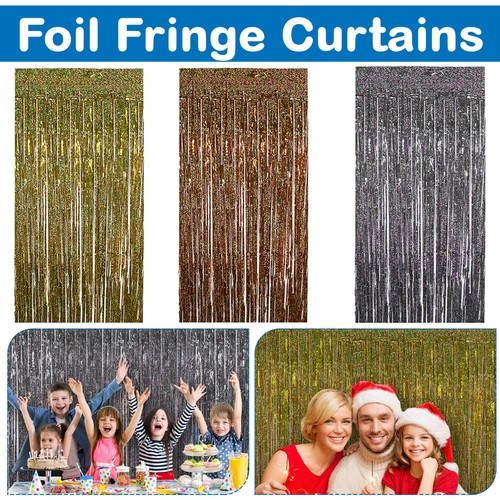 Folie fransen vorhang - 2m,