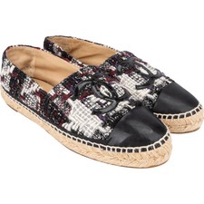 Chanel Tweed CC Espadrilles (39) Coco CC Schuhe