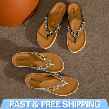 Damen Strass Sandalen Glitzer Schlappen Strand Flip Flop Hausschuhe Sommerschuhe