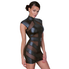 Sexy Mini-Kleid M-XL schwarz