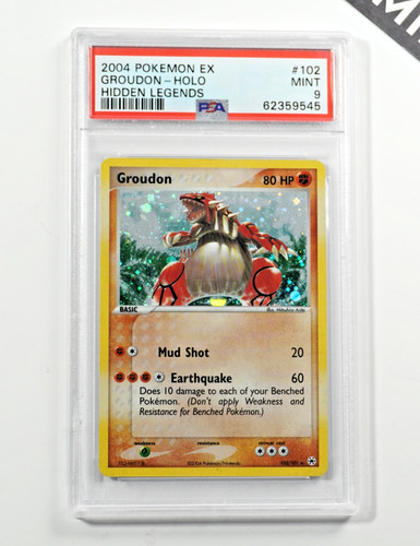 Pokemon psa groudon 102 - psa, #102