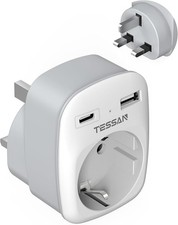 TESSAN Reiseadapter England UK