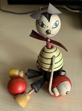 Ddr holzspielzeug ziehtier - holzspielzeug,