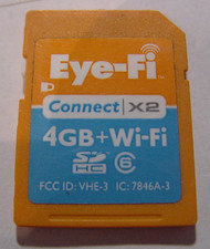 EYE-FI 4GB+WIFI CONNECT X2 SD
