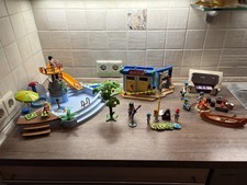 Playmobil Badeanstalt Schwimmbad Pool m. Wasserpumpe Campingplatz Zelt Zeltplatz