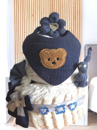 Windeltorte junge blau - windeltorte,