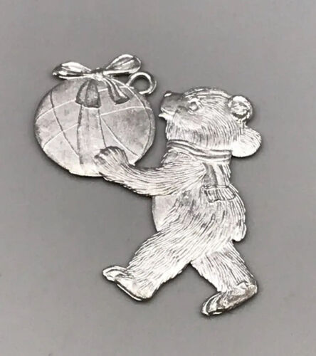 Christbaumschmuck bär zinn - christbaumschmuck,
