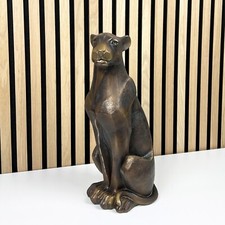 Großer Bronze Leopard
