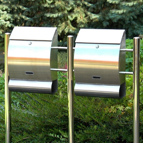 Doppel standbriefkasten 2er - doppel-standbriefkasten,