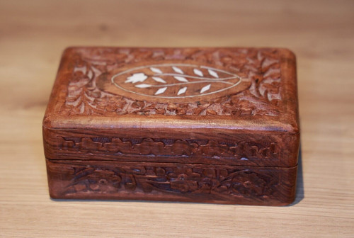 Vintage holz truhe schatulle - vintage,