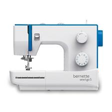 BERNETTE Nähmaschine Sew&Go 5 mechanisch Freiarm CB-Greifer 10 Stiche weiß