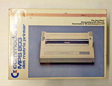 Commodore MPS 803 in OVP, Dot Matrix Printer, C64, C16, Commodore, Drucker, 80s