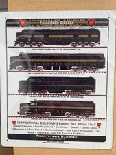 Blechschild mit USA Lokomotiv