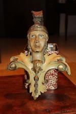 Holzschnitzerei Athene Minerva Antik