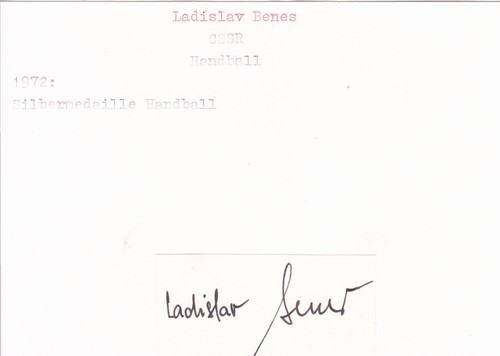 Olympia 1972 ladislav - ladislav, benes