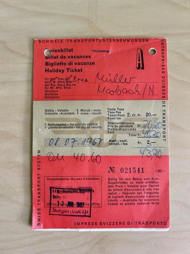 Fahrkarte schweiz switzerland - schweiz,,