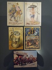 5 x ANSICHTSKARTE OKTOBERFEST