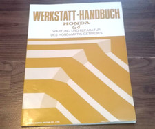 HONDA HONDAMATIC AUTOMATIK GETRIEBE G4 1986 INSTANDSETZUNG WERKSTATT HANDBUCH